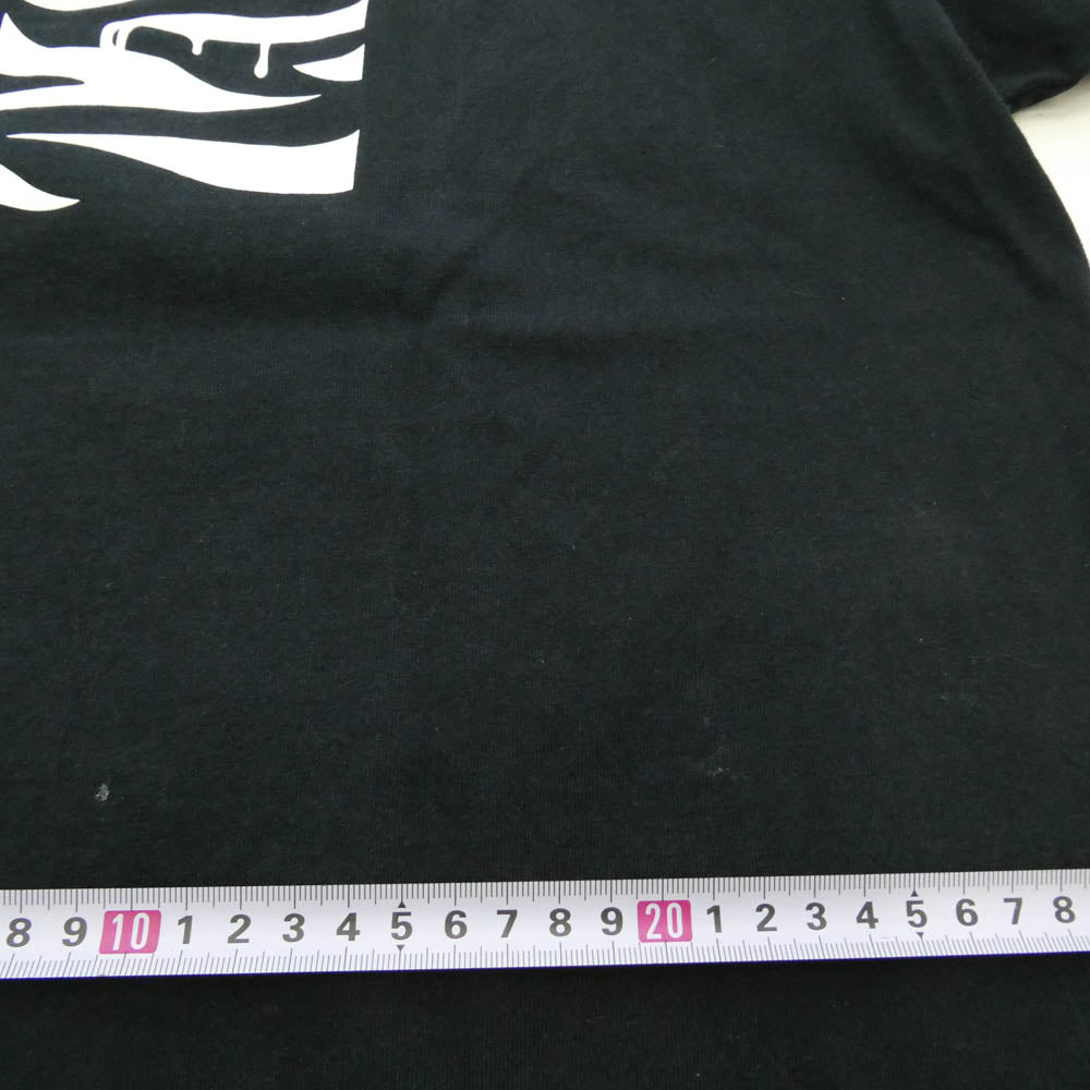 A BATHING APE アベイシングエイプ TIGER SHARK TEE タイガー シャーク Tシャツ 半袖カットソー ブラック系 XL【中古】