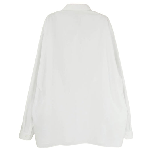 THE RERACS ザリラクス 25SS 25SS-REBL-458-J THE PERFECT SHIRT POLYESTER パーフェクト ポリエステル 長袖 シャツ ホワイト系 48【中古】