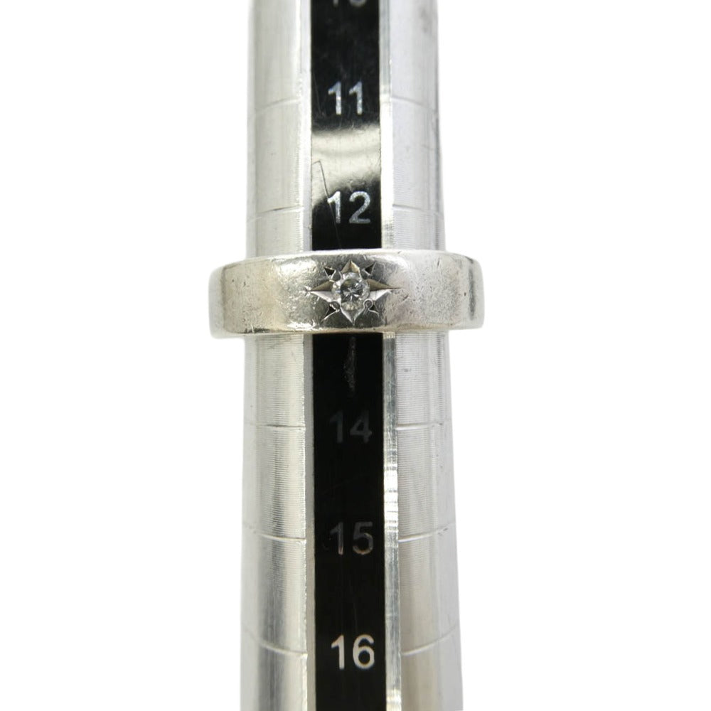CHROME HEARTS クロムハーツ(原本無) 6mm SPACER PLN 6mmスペーサーリング プレーン アフターダイヤ シルバー系 13号【中古】