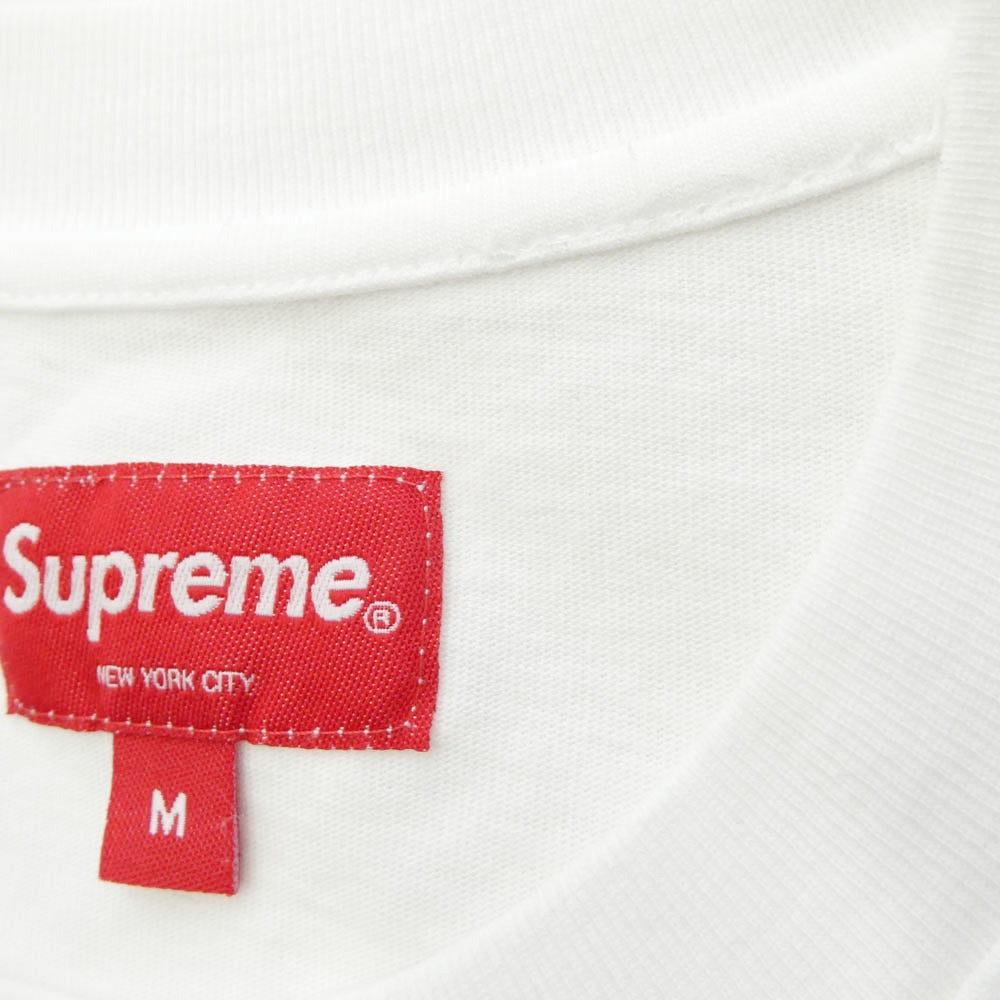 Supreme シュプリーム 22AW Shadow Script S/S Top シャドウスクリプト Tシャツ 半袖カットソー ホワイト系 M【中古】