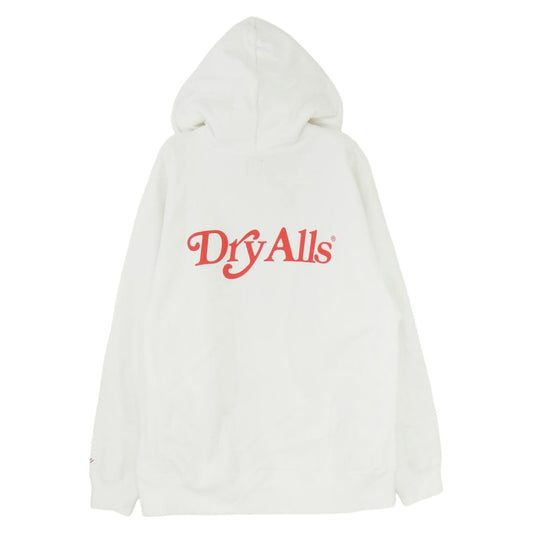 HUMAN MADE ヒューマンメイド 19AW × Girls Don’t Cry ガールズドントクライ VERDY HARAJUKU DAY PIZZA HOODIE ロゴプリント プルオーバーパーカー フーディ ホワイト系 M【中古】