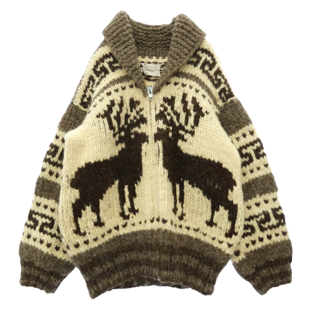 ヴィンテージ genuine cowichan sweater カウチン ニット セーター