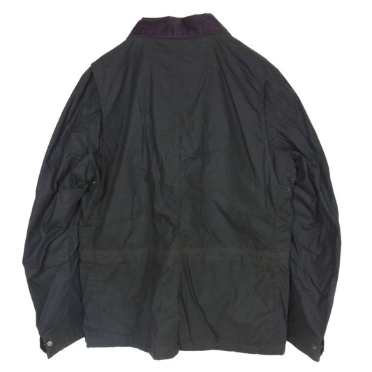 Barbour バブアー MARGARET HOWELL マーガレットハウエル 579-225301 ×MARGARET HOWELL MH HARDWICK ハードウィック オイルドジャケット ブラック系 L【中古】