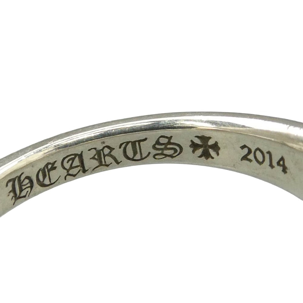 CHROME HEARTS クロムハーツ(原本無) BABY CLSC P D ベイビークラシック フローラルクロス ダイヤ リング シルバー系 約11号【中古】