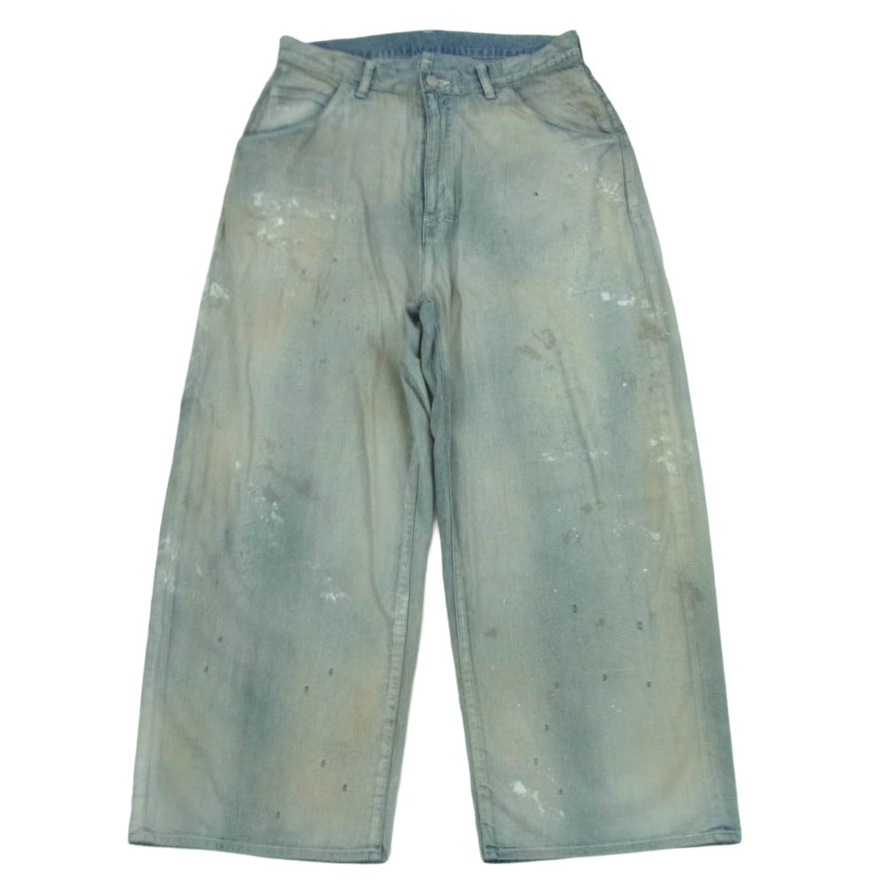 ANC-PT71 アンセルム デニムパンツ ANCELLM アンセルム 25SS ANC-PT71 LIGHT OZ WIDE STRAIGHT DENIM