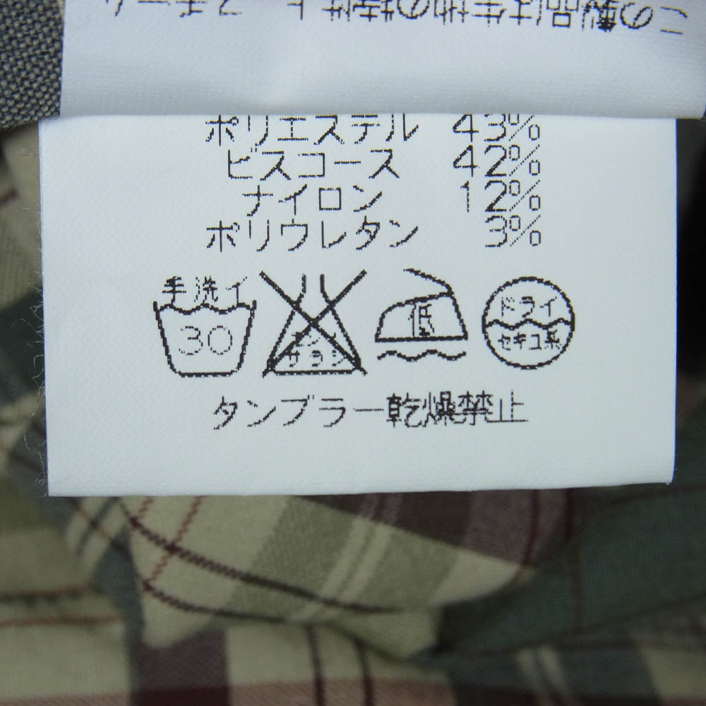 ELECTRIC COTTAGE エレクトリックコテージ EC NORTH ストレッチ チェック ウエスタン 長袖 シャツ ベージュ系 M【中古】