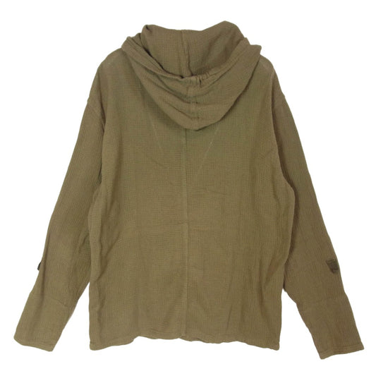 VISVIM ビズビム コットン フルボタン パーカー カーキ系 M【中古】