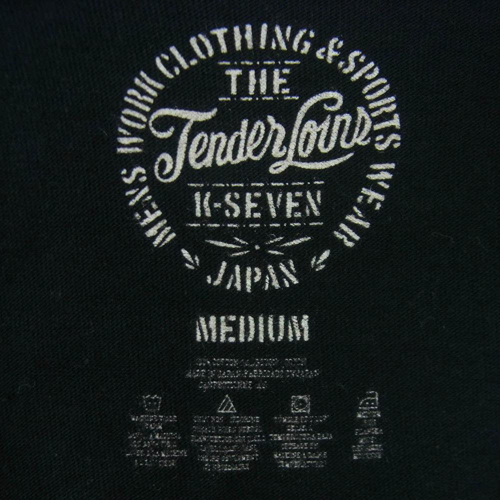 TENDERLOIN テンダーロイン T-TEE3 GOD FREEDOM TOKYO JAPAN プリント 半袖 Tシャツ ブラック系 M【中古】
