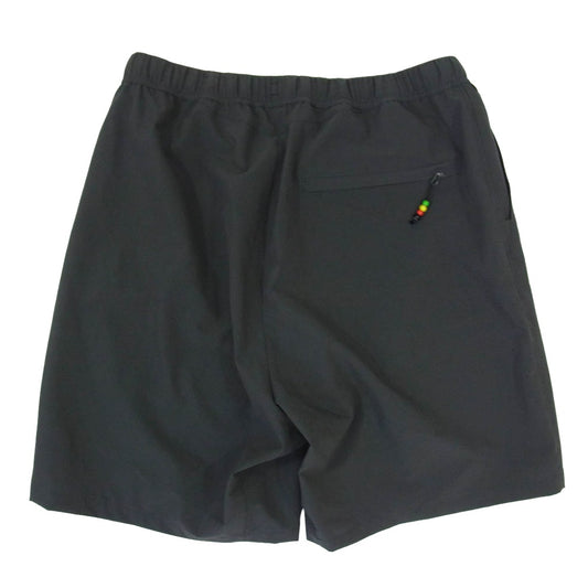 WACKO MARIA ワコマリア NANGA ナンガ 25SS NANGA COMFY SHORTS ナンガ コンフィー ショーツ リフレクティブ ロゴプリント ブラック系 M【中古】