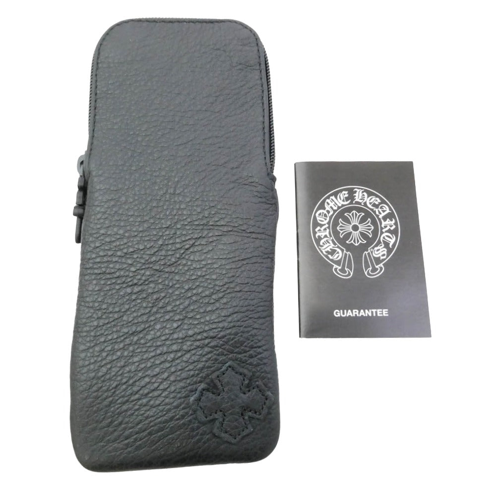 CHROME HEARTS クロムハーツ(原本無) 49□22-145 BUBBA-A クロス テンプル メタル フレーム 眼鏡 アイウェア ブラック フレーム:ブラック系ゴールド系 レンズ:クリア系 49□22-145【極上美品】【中古】
