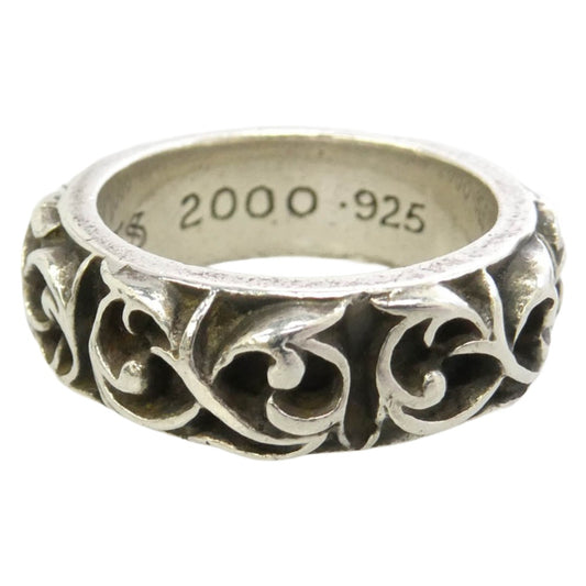 CHROME HEARTS クロムハーツ(原本無) ETRNITY VINE BAND エタニティ ヴァインバンド リング シルバー系 19号【中古】