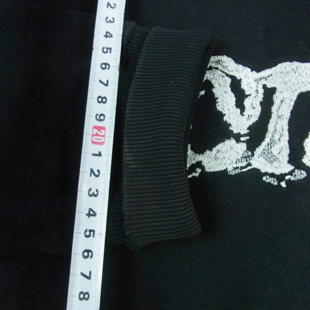 Christian Dior クリスチャンディオール 143J684C0531 PETER DOIG ロゴ刺繍 エンブロイダリー スウェット トレーナー ブラック系 XXL【中古】