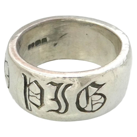 CRAZY PIG クレイジーピッグ OLD ENGLISH RING オールド イングリッシュ リング シルバー系 12.5号【中古】