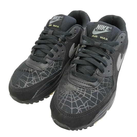 NIKE ナイキ DC3892-001 Air Max 90 Spider Web エアマックス90 スパイダーウェブ ローカットスニーカー ブラック系 26cm【中古】