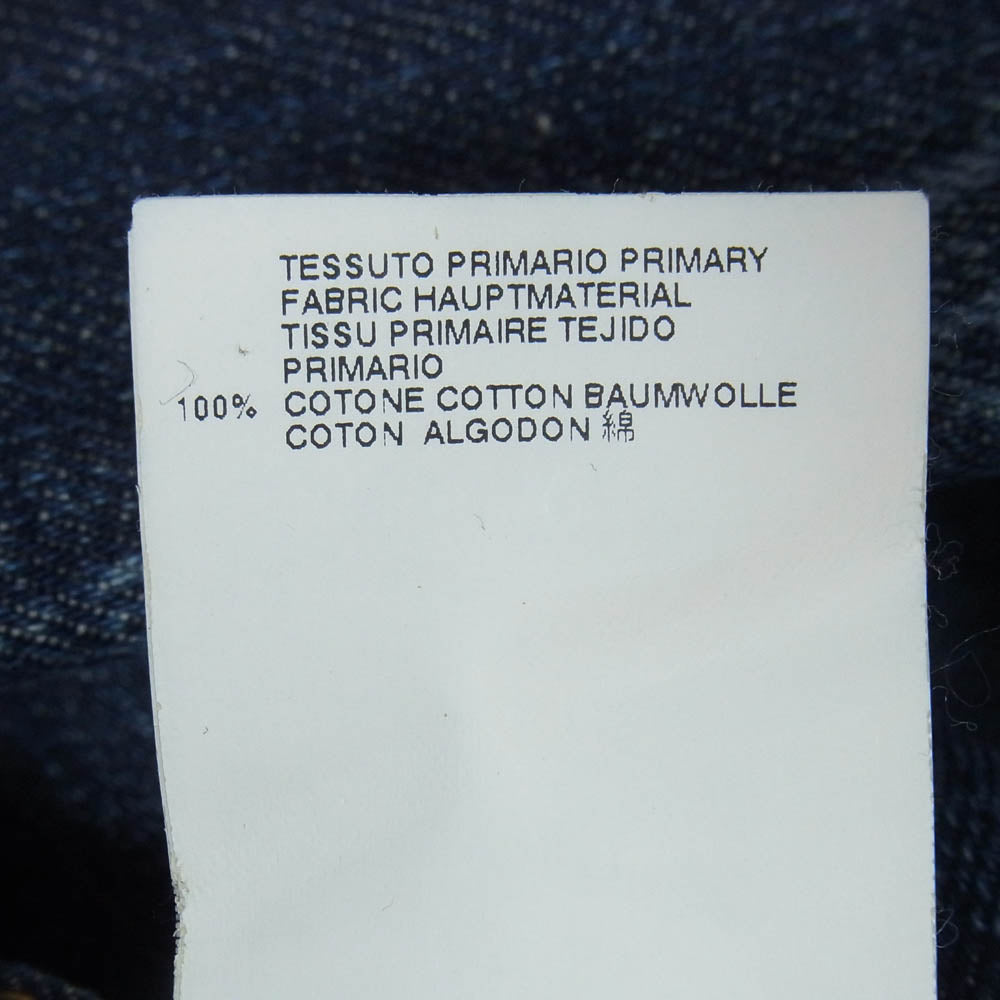 DSQUARED2 ディースクエアード 12SS S71LA0514 ダメージ加工 デニム パンツ インディゴブルー系 54【中古】