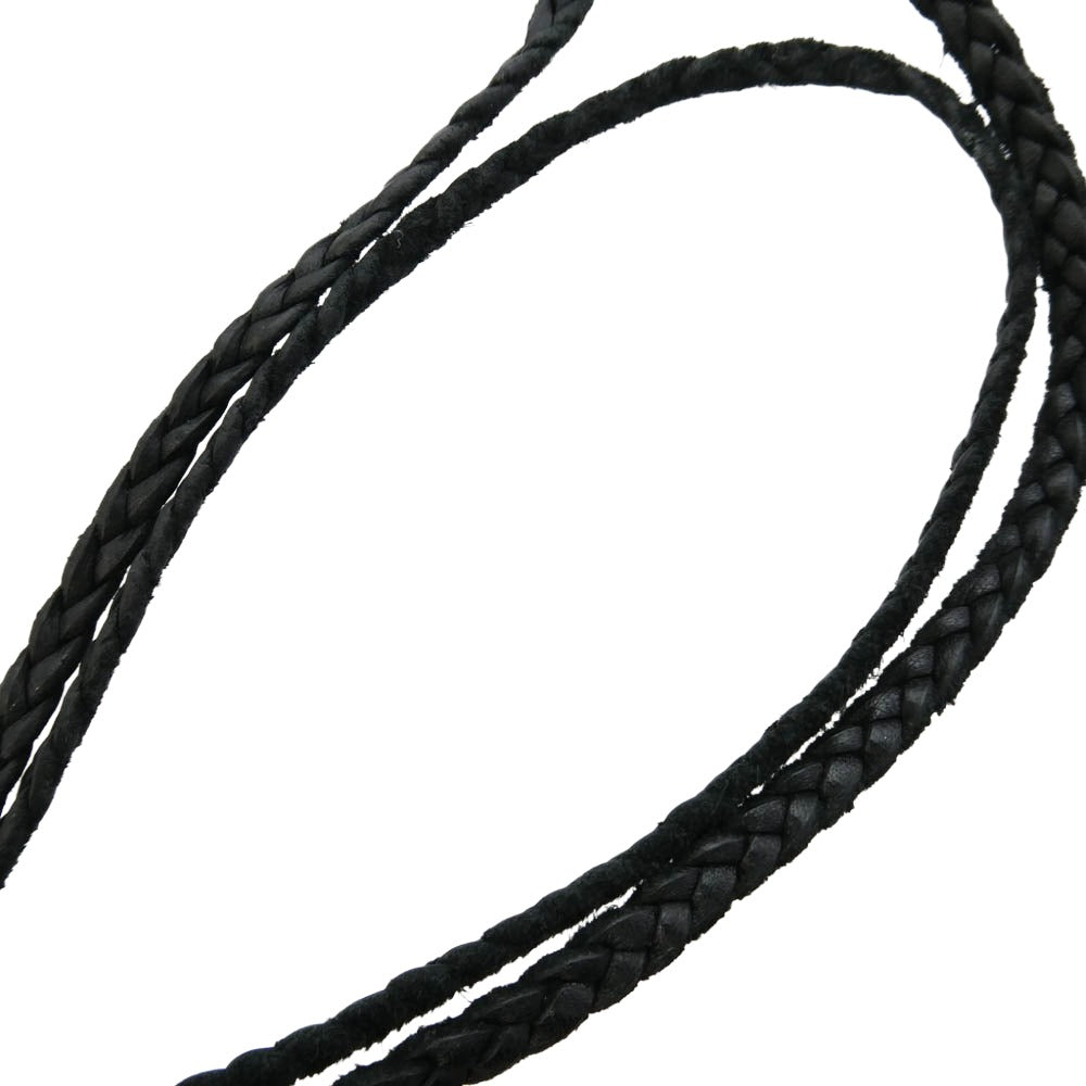 CHROME HEARTS クロムハーツ(原本無) CH CRS SML BC スモール CHクロス ボロチップ レザーブレード ネックレス ブラック系 シルバー系【中古】
