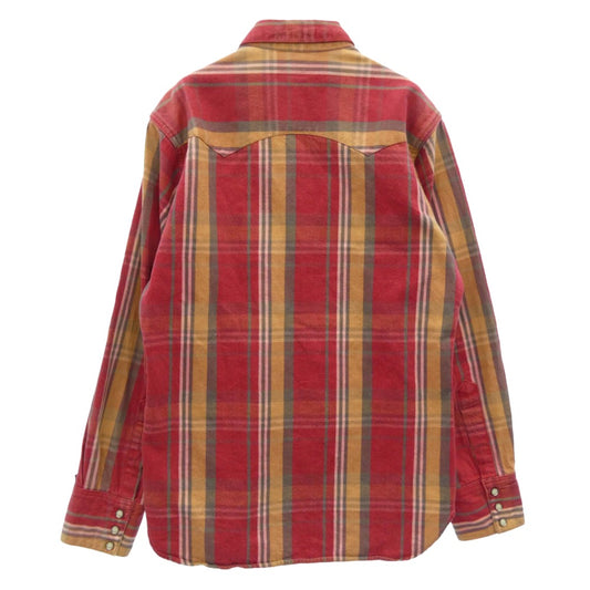SUGAR CANE シュガーケーン SC23621 チェック ウエスタン シャツ 長袖シャツ マルチカラー系 M【中古】