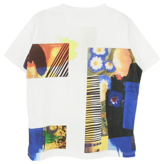 ENFOLD エンフォルド 300ES380-1560 COLLAGE T-SHIRT コラージュ BIG Tシャツ 半袖 ホワイト系 38【中古】