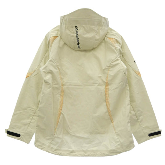 F.C.R.B. エフシーアールビー 25SS FCRB-250000 AUTHENTIC UTILITY TEAM HALF ZIP JACKET オーセンティック ユーティリティ チーム ハーフジップ ナイロンジャケット オフホワイト系 M【新古品】【未使用】【中古】