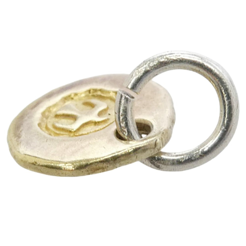ザサン C-3 K18 charm イーグル チャーム ペンダントトップ シルバー系 ゴールド系【中古】