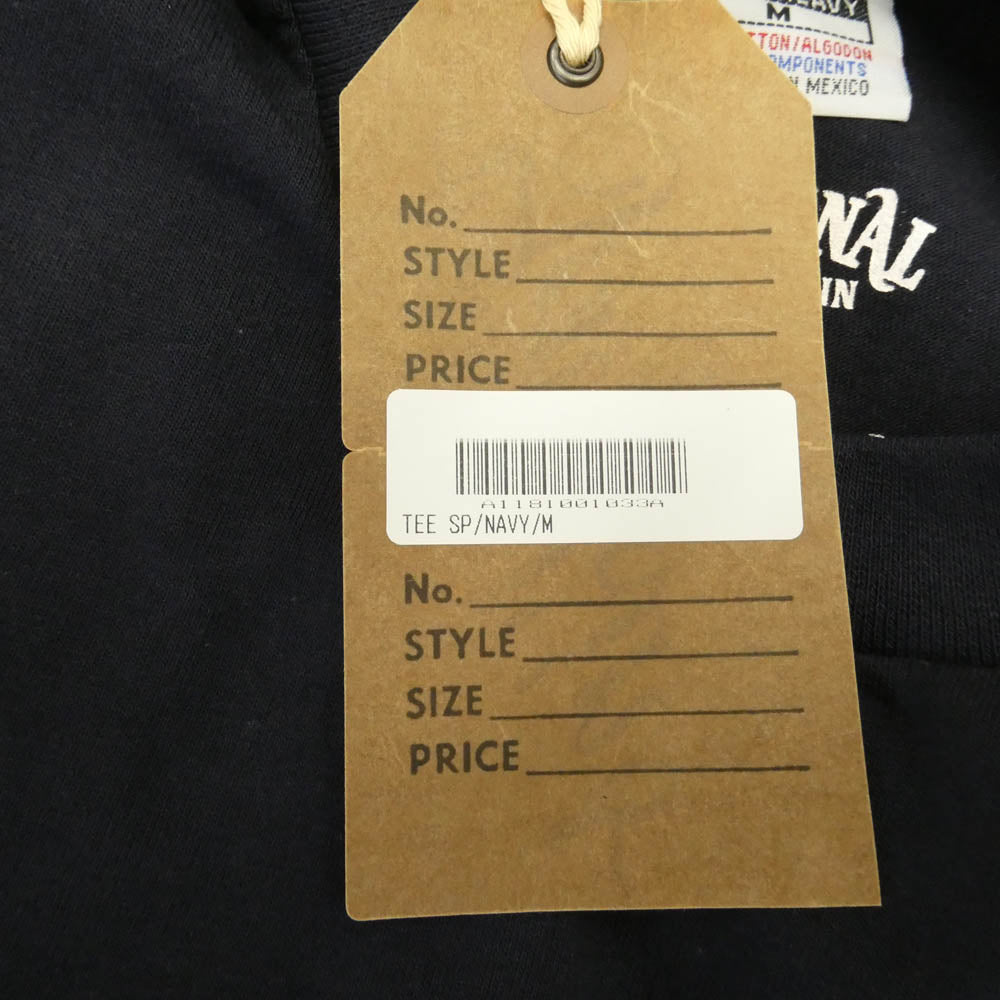TENDERLOIN テンダーロイン PRO CLUB プロクラブ TEE SP ロゴプリント PRO CLUB プロクラブ 半袖 Tシャツ ネイビー ネイビー系 M【極上美品】【中古】