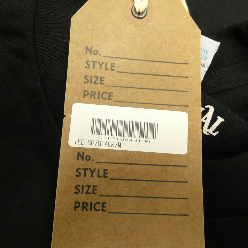 TENDERLOIN テンダーロイン TEE SP ロゴプリント PRO CLUB プロクラブ 半袖 Tシャツ ブラック ブラック系 M【極上美品】【中古】