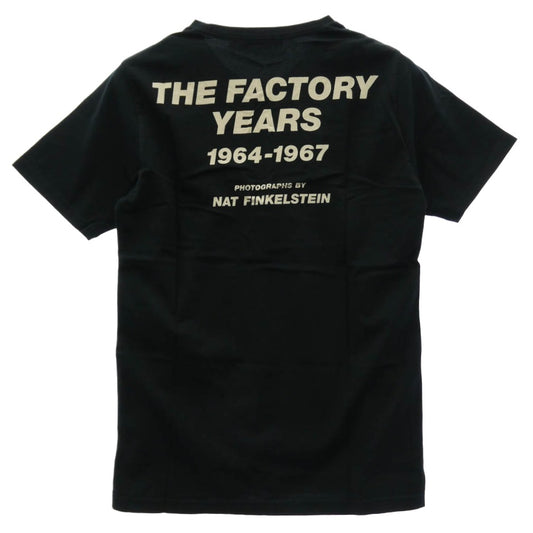 HYSTERIC GLAMOUR ヒステリックグラマー 7CT-0802-15C Andy Warhol アンディウォーホル グラフィック プリント Tシャツ ブラック系 M【新古品】【未使用】【中古】