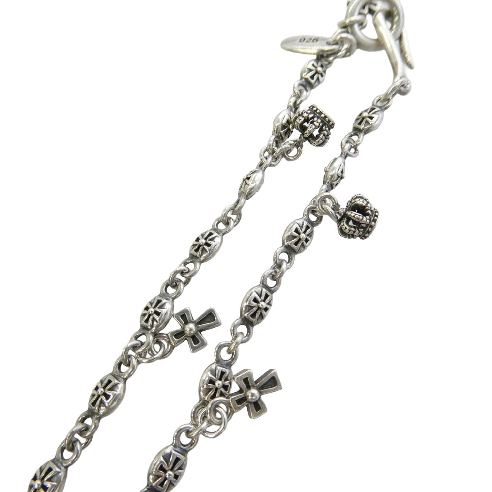 Justin Davis ジャスティンデイビス Trinity Chain トリニティ チェーン ネックレス 40cm シルバー系【中古】