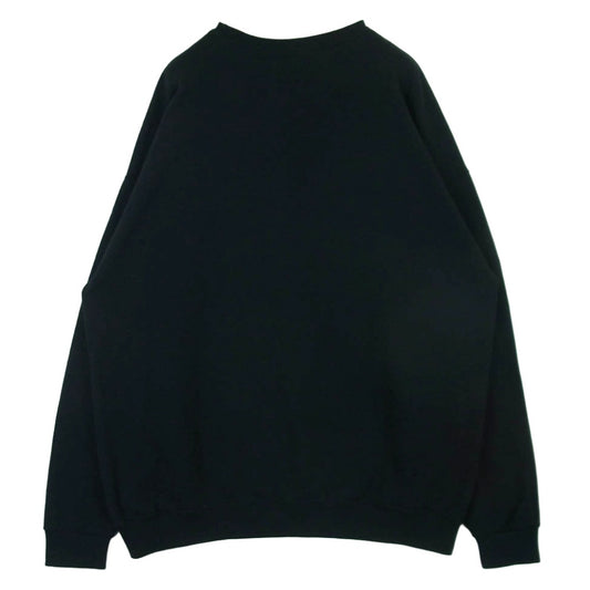 WACKO MARIA ワコマリア reservoir dogs CREW NECK SWEAT SHIRT レザボア・ドッグス クルーネック スウェット トレーナー ブラック系 2XL【中古】
