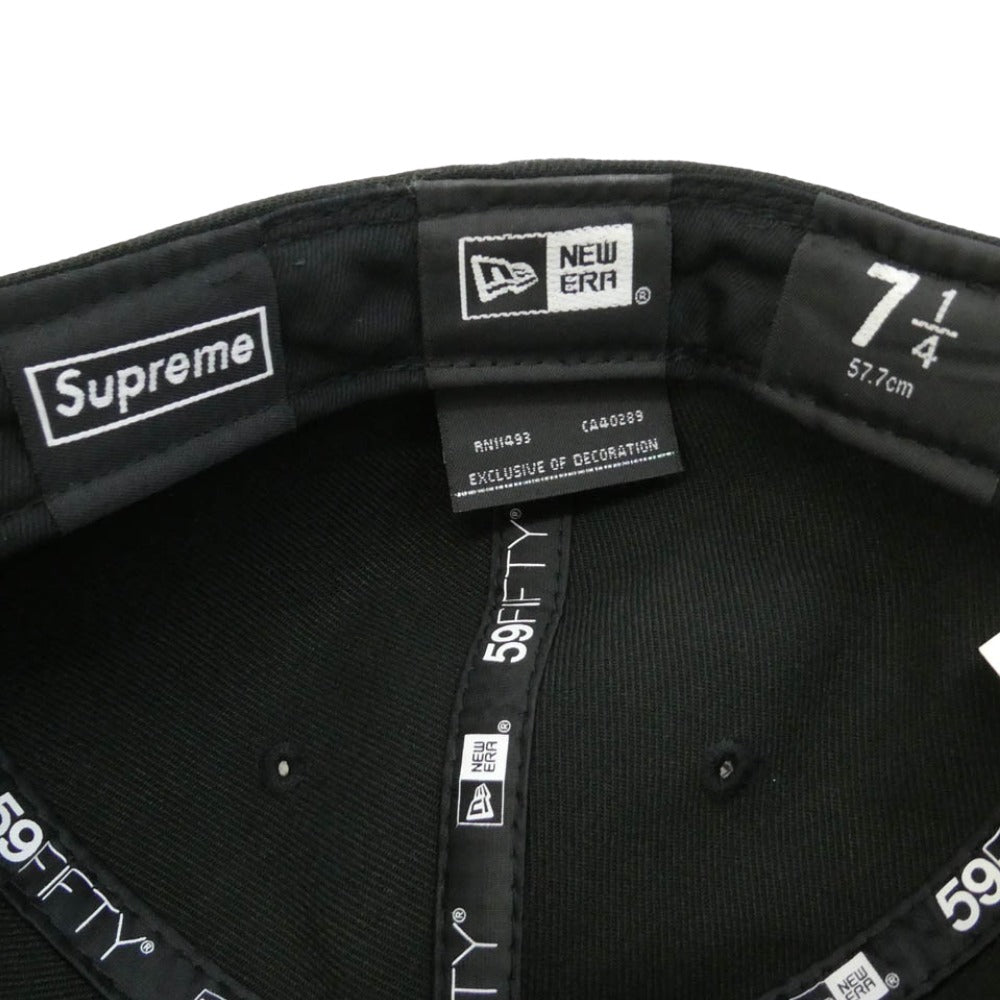 Supreme シュプリーム NEW ERA ニューエラ 22AW x New Era ニューエラ S Logo エスロゴ デビル キャップ 帽子 ブラック系【中古】