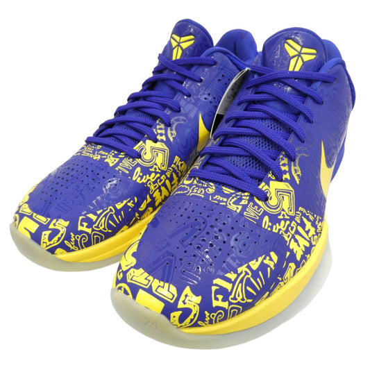 NIKE ナイキ CD4991-400 Kobe 5 Protro 5 Rings コービー5 プロトロ 5 リングス スニーカー パープル系 イエロー系 27cm【極上美品】【中古】