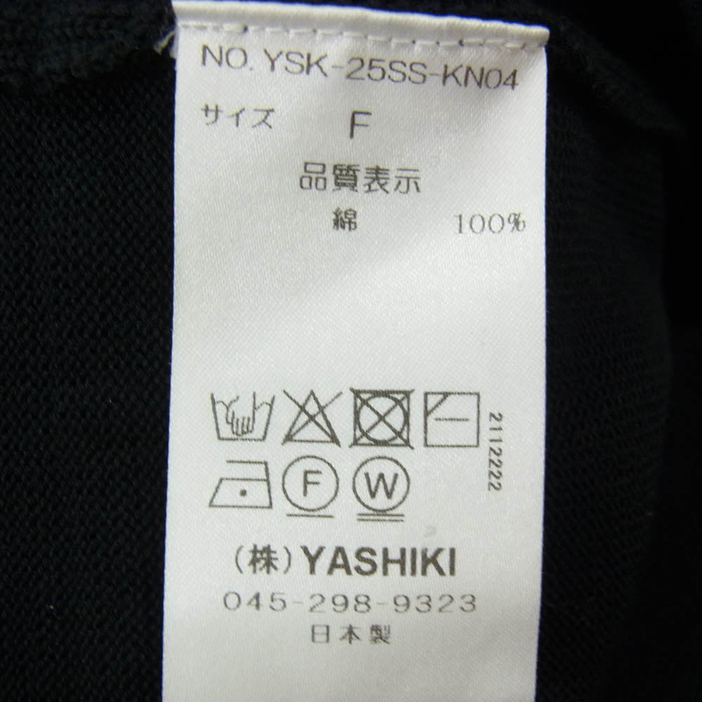 ヤシキ 25SS YSK-25SS-KN04 Seion Double Jacket セイオン ダブル テーラード ジャケット ブラック系 F【中古】