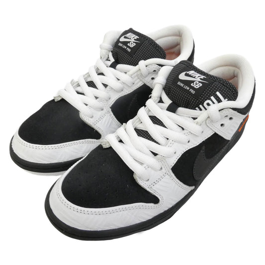 NIKE ナイキ FD2629-100 × TIGHTBOOTH SB Dunk Low Pro QS Black and White タイトブース SB ダンク ロー プロ QS ブラック アンド ホワイト ローカットスニーカー ブラック系 ホワイト系 27.5cm【中古】