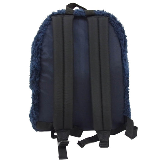 UNDERCOVER アンダーカバー EASTPAK イーストパック フェイクファー パデッドパッカー バックパック リュック ネイビー系【中古】