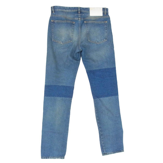 MAISON MARGIELA メゾンマルジェラ 23SS S52LA0188 MM6 エムエムシックス Regular Fit 5 Pocket Jean 5ポケット デニム パンツ 切り替え インディゴブルー系 31【中古】
