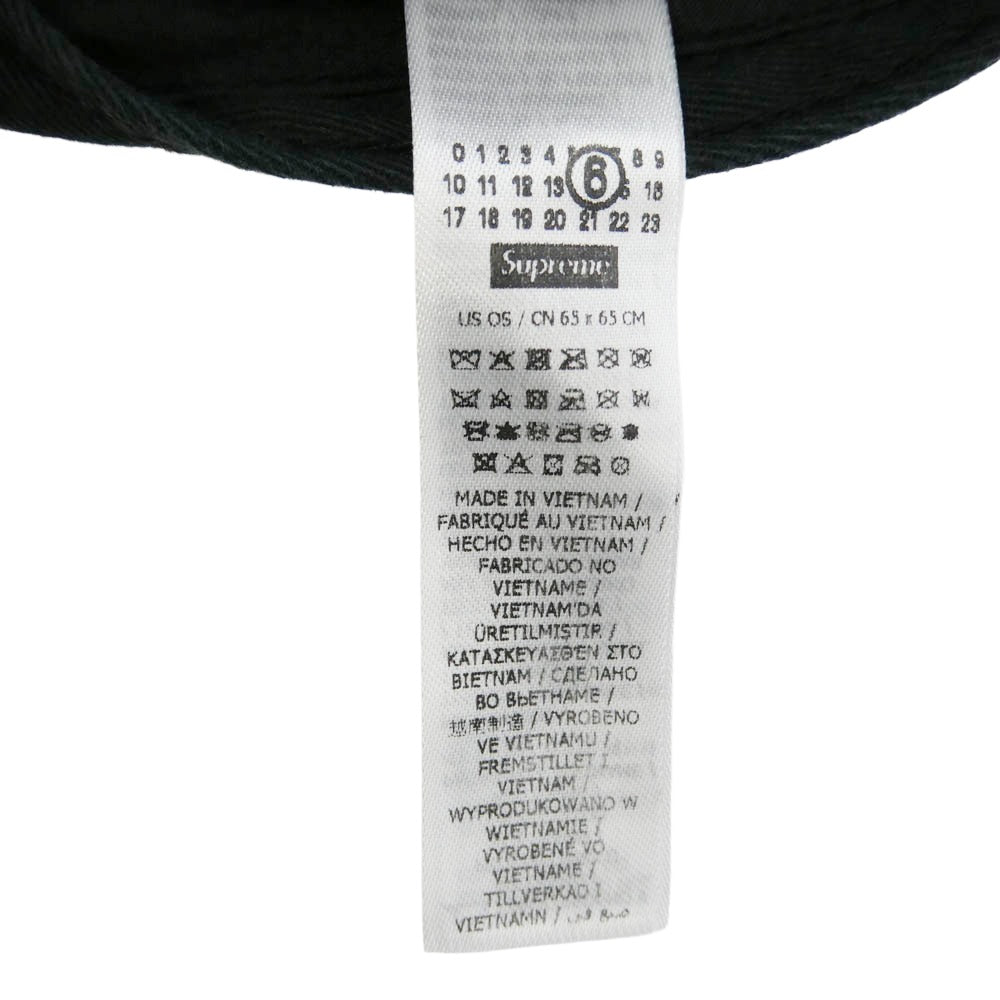 Supreme シュプリーム 26SS × MM6 Maison Margiela Split 6-Panel エムエムシックス メゾンマルジェラ スプリット シックスパネル 総柄 キャップ 帽子 マルチカラー系【中古】