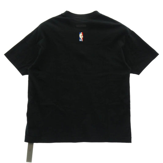 FEAR OF GOD フィアオブゴッド ESSENTIALS エッセンシャルズ NBA Bulls Tee シカゴ ブルズ プリント クルーネック 半袖 Tシャツ ブラック系 S【中古】