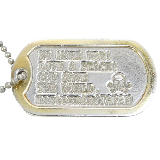 mastermind JAPAN マスターマインドジャパン スカル ドックタグ ネックレス シルバー系【中古】