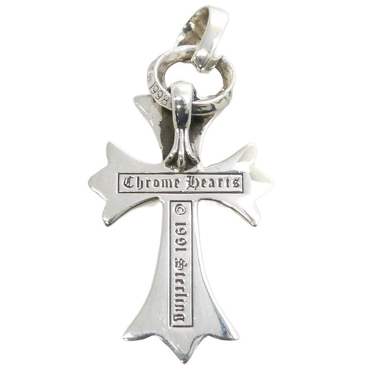 CHROME HEARTS クロムハーツ(原本無) レシート原本付属 CH CRS SML W/BALE スモールCHクロス ベイル ペンダントトップ シルバー系【中古】
