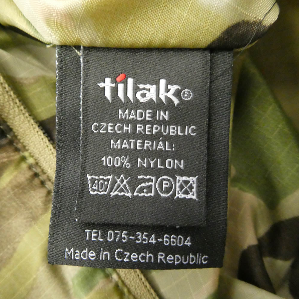 TILAK ティラック TIND MIG Jacket マルチカモ ナイロン リップストップ ジャケット マルチカラー系 M【美品】【中古】