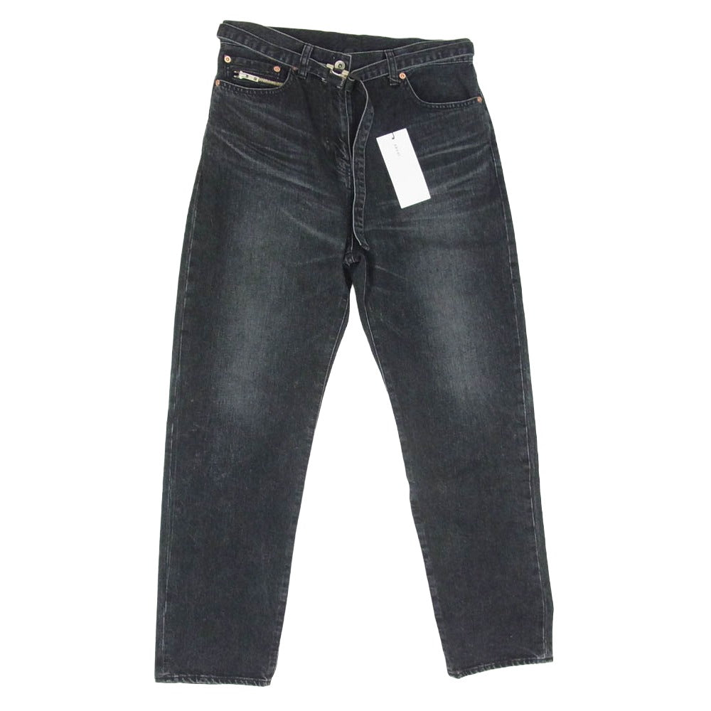 Sacai サカイ 23SS 23-06510 Straight Denim Pants ベルテッド