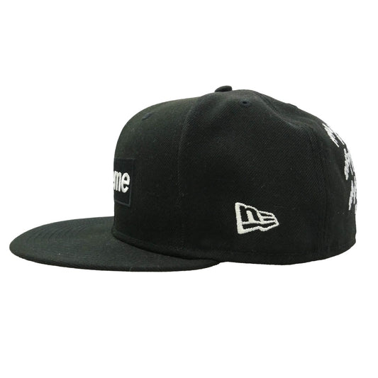 Supreme シュプリーム NEW ERA ニューエラ 21SS x New Era ニューエラ 27-time Champions Box Logo チャンピオンズ ボックスロゴ キャップ 帽子 ブラック系 59.6cm【中古】