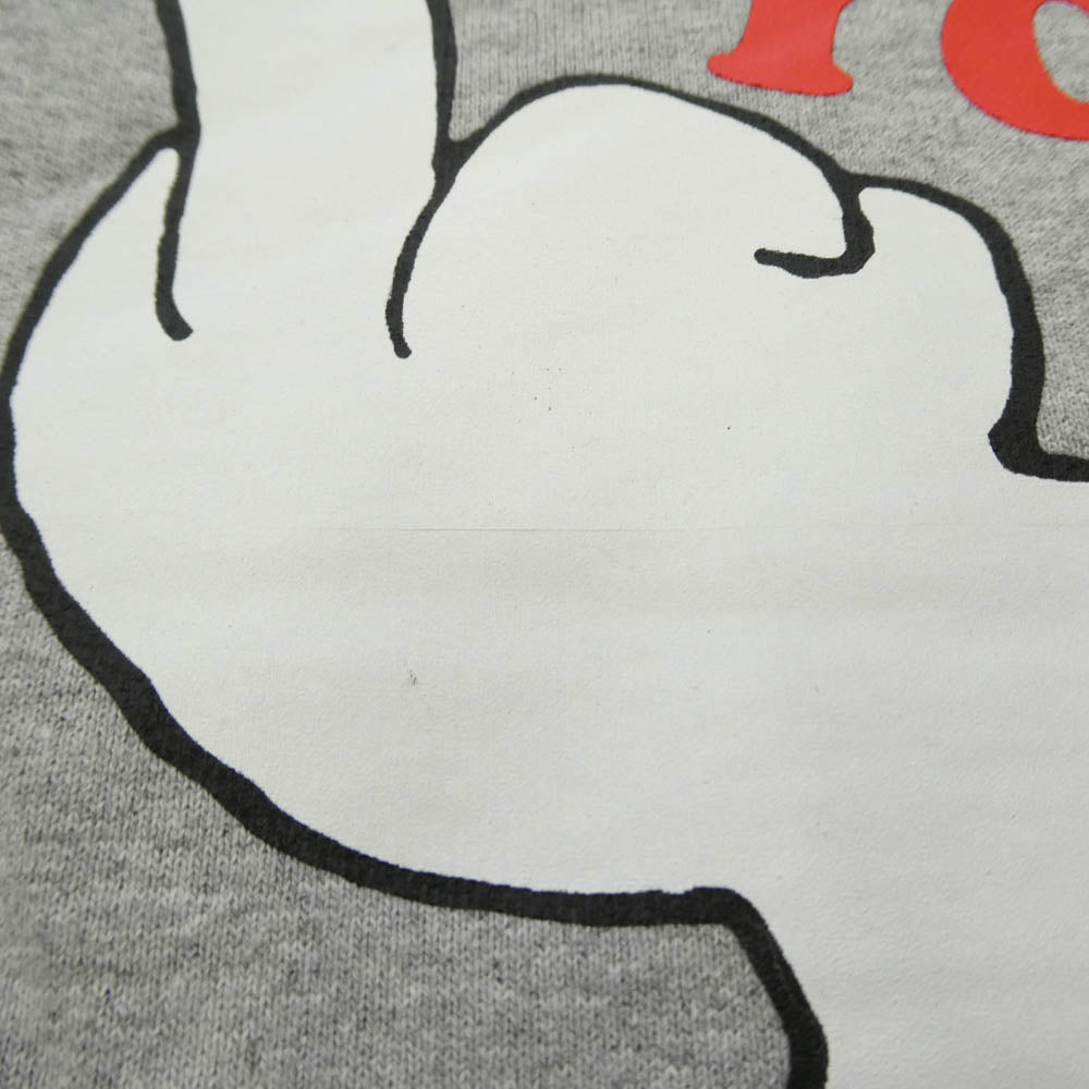 Supreme シュプリーム UNDERCOVER アンダーカバー 23SS × UNDERCOVER アンダーカバー Anti You Hooded Sweatshirt アンティ ユー フーディー スウェットシャツ プルオーバー パーカー グレー系 M【中古】
