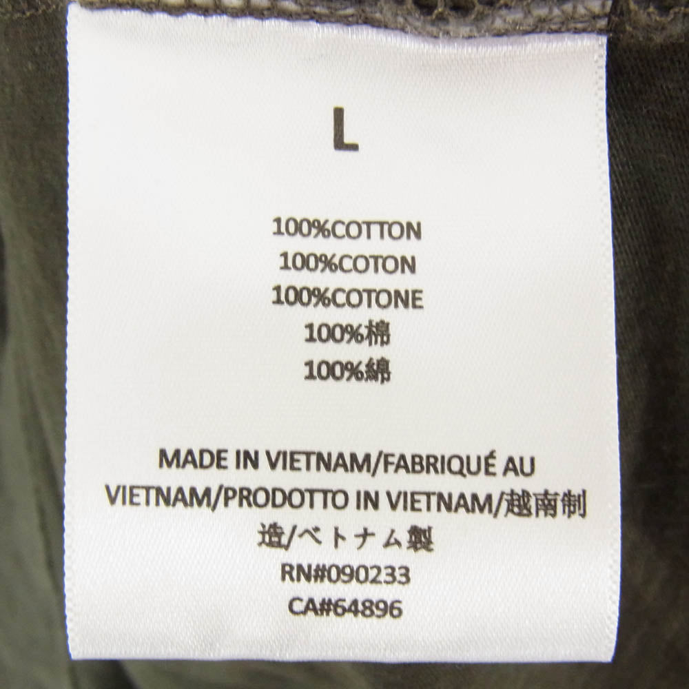 FEAR OF GOD フィアオブゴッド FOG ESSENTIALS エッセンシャルズ ラバー ロゴ ヘビーウェイト オーバーサイズ 半袖 Tシャツ チャコールグレー チャコール系 L【中古】