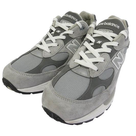 NEW BALANCE ニューバランス U992GY USA製 U992GY Gray ローカット スニーカー グレー系 27cm【中古】