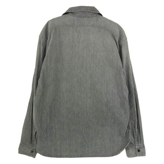 NEIGHBORHOOD ネイバーフッド 202YTNH-SHM01 SAVAGE CHAMBRAYC-SHIRT.LS シャンブレー 長袖 ロングスリーブ シャツ グレー系 2【中古】