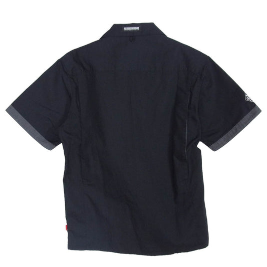 NEIGHBORHOOD ネイバーフッド 101BRNH-SHM01S BOWL SHIRT オープンカラー 開襟 ボーリング 半袖 シャツ ブラック系 M【中古】