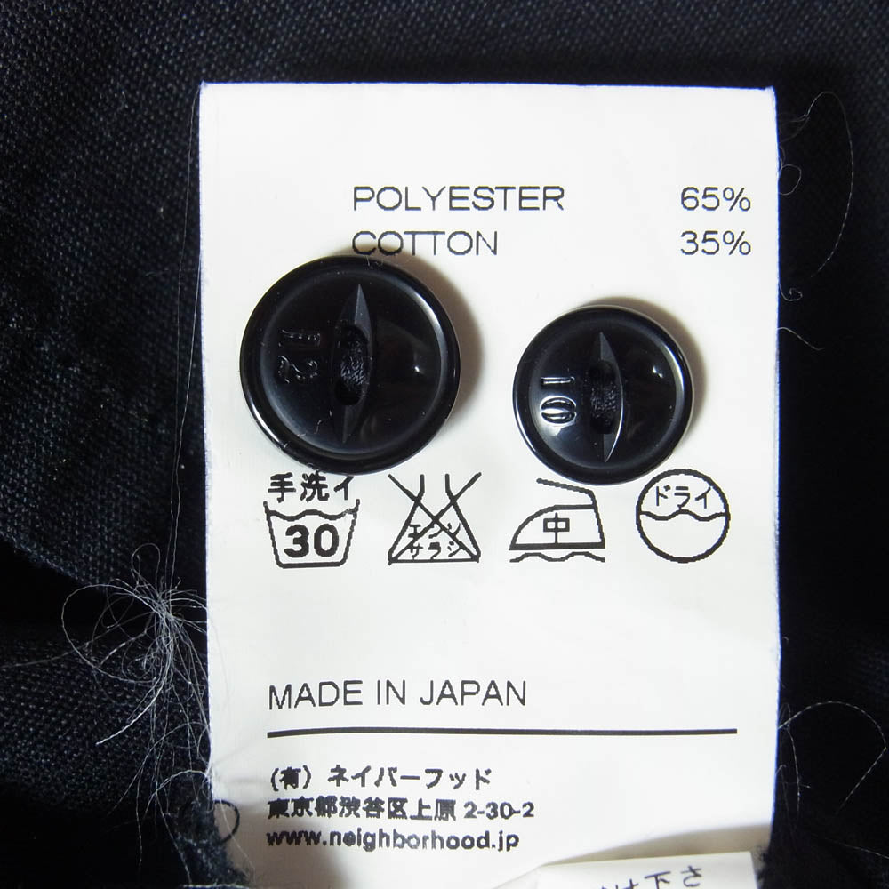 NEIGHBORHOOD ネイバーフッド 101BRNH-SHM01S BOWL SHIRT オープンカラー 開襟 ボーリング 半袖 シャツ ブラック系 M【中古】