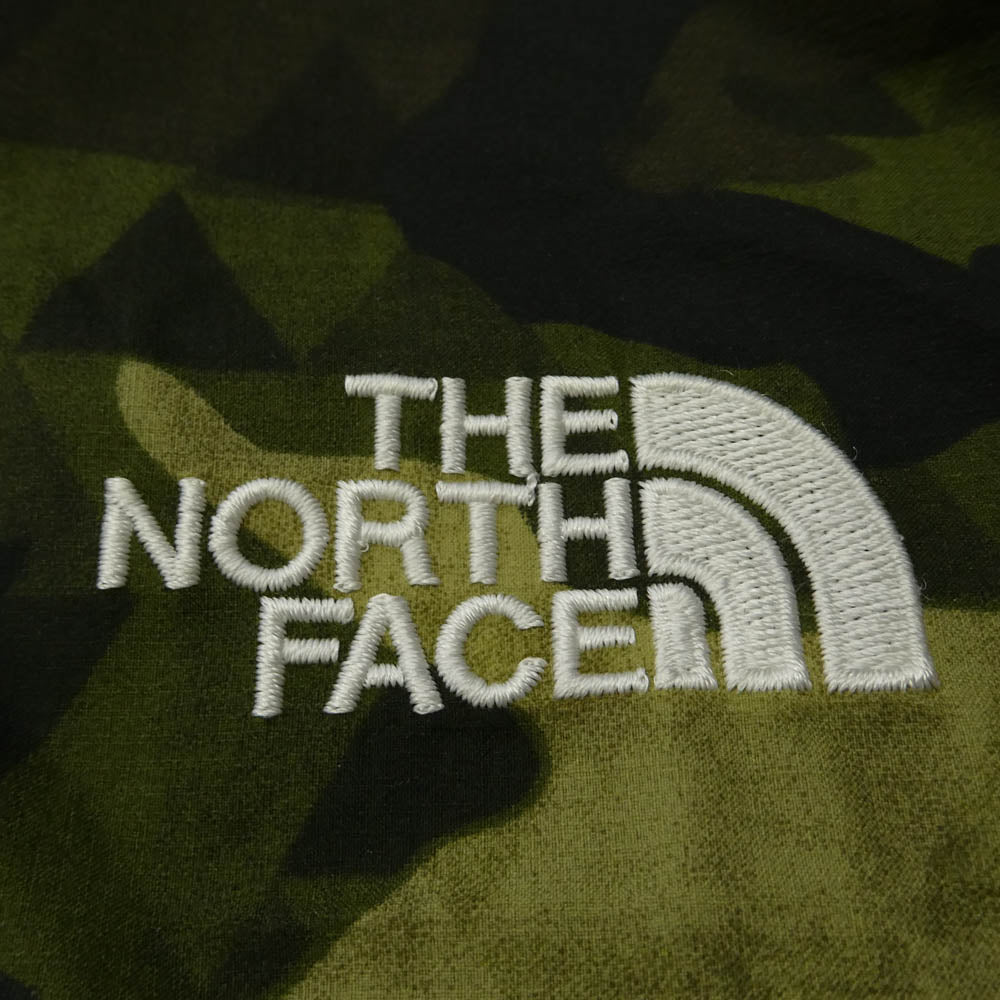 THE NORTH FACE ノースフェイス NP61515 Novelty Venture Jacket ノベルティ ベンチャー ナイロン カモフラ ジャケット モスグリーン系 L【中古】