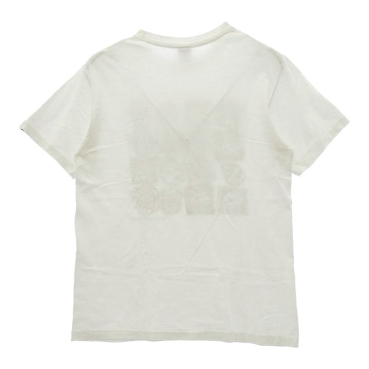 A BATHING APE アベイシングエイプ 90s anvilタグ キュービック キューブ プリント 半袖 Tシャツ ホワイト系 M【中古】